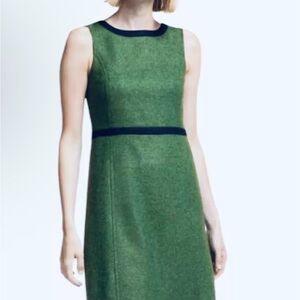Boden Heritage British Tween SZ 6 - Green/Navy Wool Dress- 💚💙